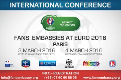 FSE, Respect Fan Culture - a 3 e 4 marzo Conferenza internazionale della Fan Embassy a EURO 2016