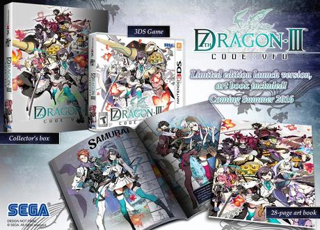 La limited di 7th Dragon III Code: VFD includerà un artbook da 28 pagine - Notizia - 3DS