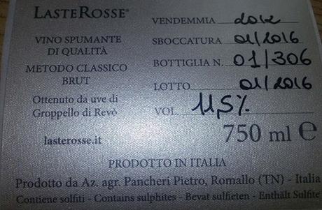 ALLA LASTE ROSSE IL TRENTINO WINE AWARD