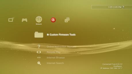 XMB CFW settings