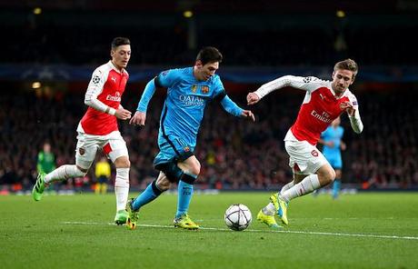 Arsenal-Barcellona 0-2: Messi rompe la maledizione con Cech e trascina il Barcellona