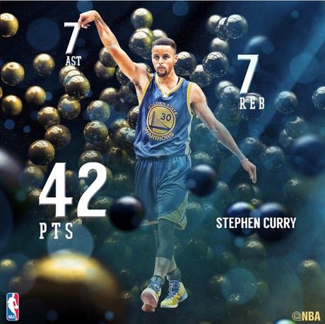 Steph Curry - © 2016 twitter/nbastats