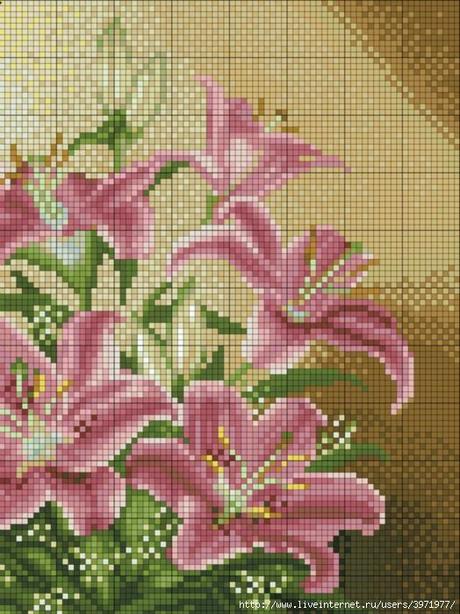 A gentile richiesta...schemi di vasi a punto croce per Lucia  / Cross stitch vases and baskets of flowers, charts