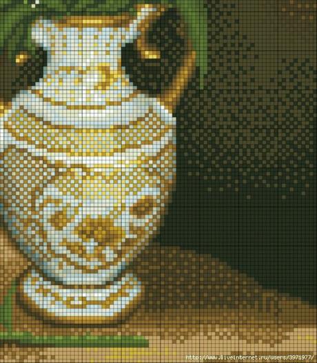 A gentile richiesta...schemi di vasi a punto croce per Lucia  / Cross stitch vases and baskets of flowers, charts