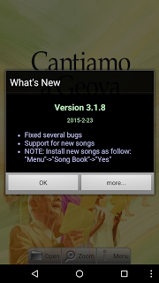 Kingdom Songbook si aggiorna alla versione 3.1.8 ed introduce i cantici 146-150