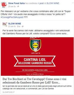 Clamoroso: Slow Wine ha (finalmente) capito i vini Lidl della Selezione Gambero Rosso