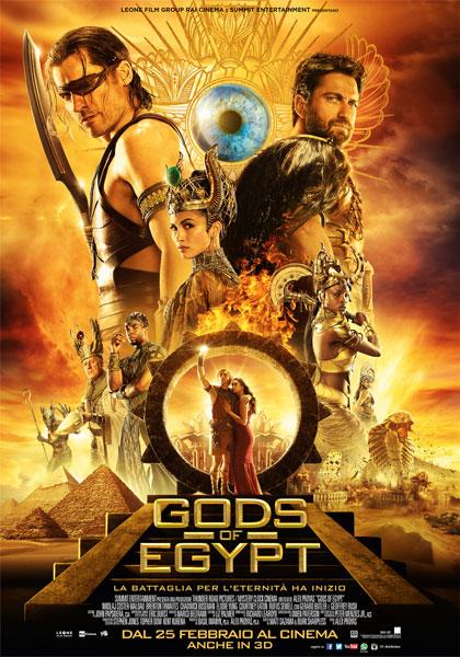 Locandina italiana Gods of Egypt