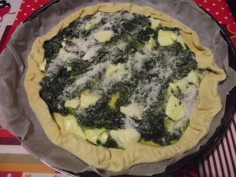 QUICHE CON LE CIME DI RAPA