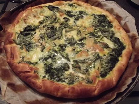 QUICHE CON LE CIME DI RAPA