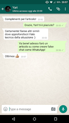 Ecco come creare delle finte chat su WhatsApp da inviare a chiunque!