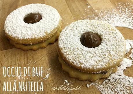 occhi di bue alla nutella