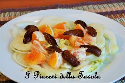 Insalata di finocchi, arance e datteri