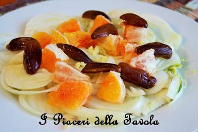 Insalata di finocchi, arance e datteri