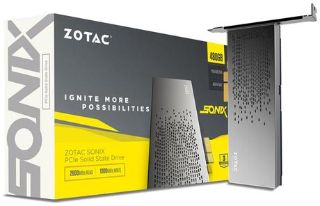 ZOTAC si lancia negli SSD PCIe, rilasciato il SONIX 480GB