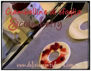 Ciambelline di sfoglia & cramberry