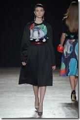 MILAN, ITALY - FEBRUARY 26:  A model walks the runway at the Atsushi Nakashima show during Milan Fashion Week Fall/Winter 2016/17 on February 26, 2016 in Milan, Italy.  (Photo by Victor Boyko/Getty Images for IMG Fashion)