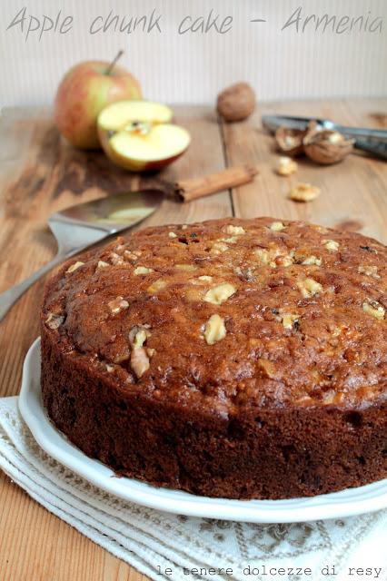 Apple chunk cake - una deliziosa torta di mele dall'Armenia