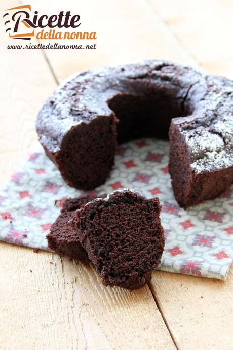 Torta all'acqua al cacao