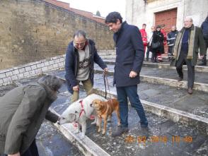 Il Sindaco Andrea con Diana e Thommy