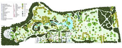 Mappa Reggia di Caserta - Giardino all'inglese