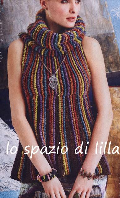 Top all'uncinetto e top ai ferri, istruzioni in inglese / Crochet cap-sleeved top and knitted empire-waist top, free patterns