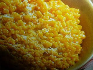 orzo ricette : allo zafferano
