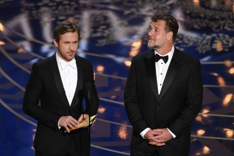 Ryan Gosling e Russell Crowe  (Kevin Winter/Getty Images)