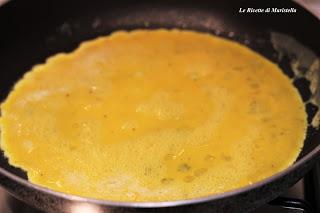 Omelette pomodoro e cipolla