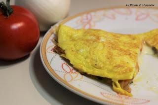 Omelette pomodoro e cipolla