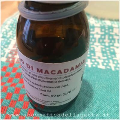 Maschera capelli all'olio di macadamia fai da te