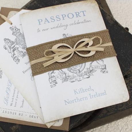 Passaport Wedding invite