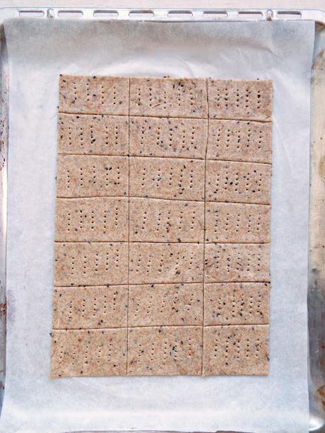 Crackers di segale con lievito madre