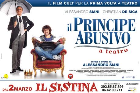 “Il Principe Abusivo a Teatro” con Alessandro Siani e Christian De Sica, scritto e diretto da Alessandro Siani