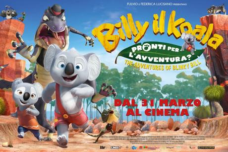 Il cartone animato “Billy il Koala – The Adventures of Blinky Bill”arriva al cinema dal 31 marzo