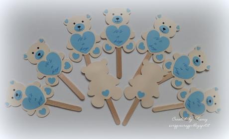 TOPPER PER BABY SHOWER FOR BOY