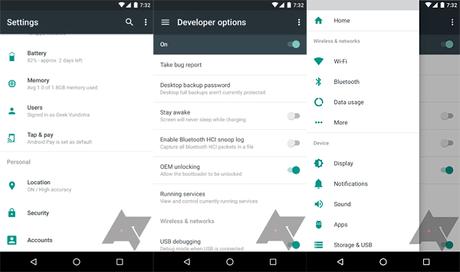 Ecco come cambieranno le impostazioni di sistema del nuovo Android N