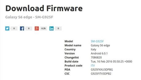 Download firmware  G925FXXU3DPBG_G925FITV3DPB2_ITV   SamMobile