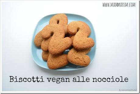 Biscotti vegan alle nocciole