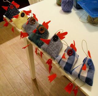 Gallinelle pasquali: cucito creativo