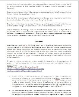 L'11 marzo Assemblea dei Sindaci Soci di Alto Calore ma prima del voto devono decidere e deliberare i Consigli Comunali!!!!