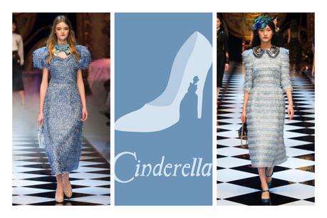 Cinderella, bit azzurri Dolce & Gabbana