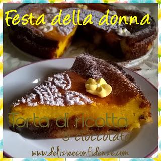 Torta ricotta e cioccolato