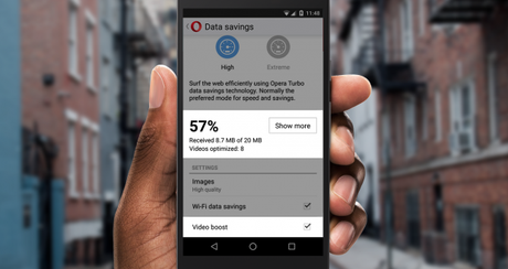 Opera Mini Video Boost