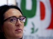 Valeria Valente, candidata alle primarie centrosinistra Napoli, comitato elettorale, marzo 2016. ANSA CIRO FUSCO