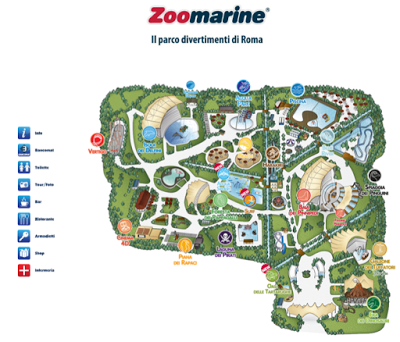 Mappa Zoomarine 2016