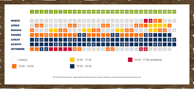 Calendario Zoomarine 2016