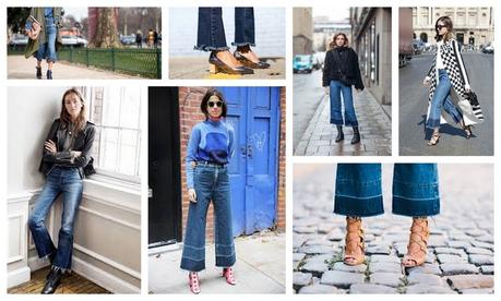 Trend alert: cropped flare jeans