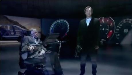 Un genio (vero) del male: Hawking supercattivo per Jaguar :-)