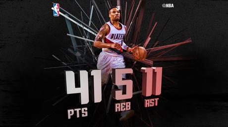 Damian Lillard - © twitter.com/nbastats