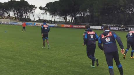 allenamento Napoli